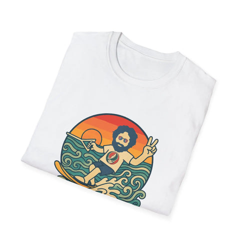 Grateful Dead - Jerry's Ridin' The Wake Life is dead. T-Shirt - StealieShop